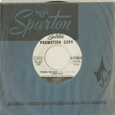 Teenage Has Been / Bless You (1962)