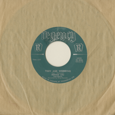 Teenage Wedding / Runnin' Away (1957)