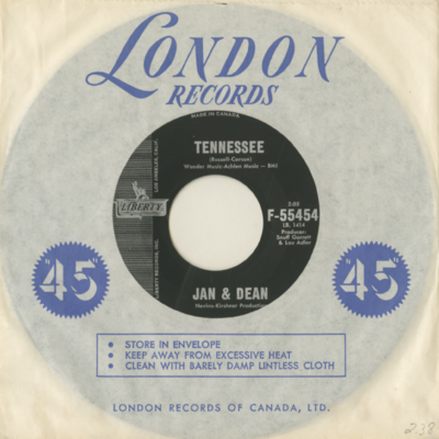 Tennessee / Your Heart Has Changed Its Mind