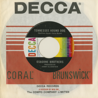 Tennessee Hound Dog / Thanks For All The Yesterdays