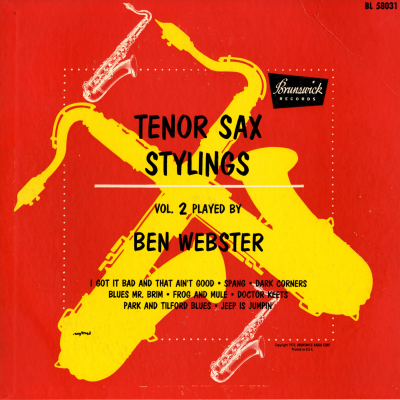Tenor Sax Stylings Volume 2