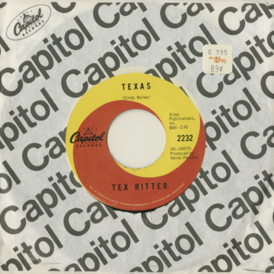 Texas / Stranger On Boot Hill