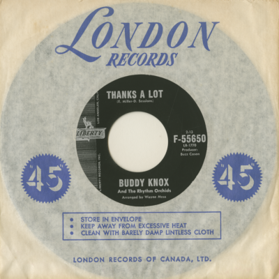 Thanks A Lot / Hitchhike Back To Georgia