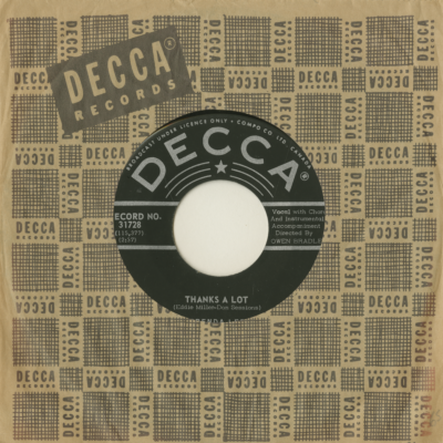 Thanks A Lot / The Crying Game