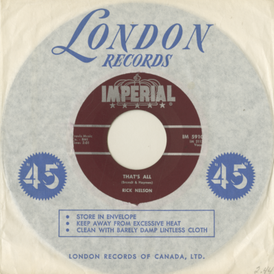 That's All / I'm In Love Again