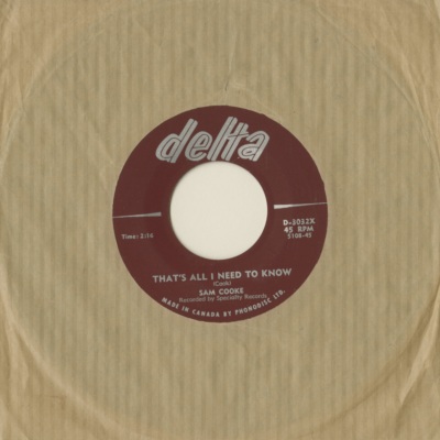 That's All I Need To Know / I Don't Want To Cry