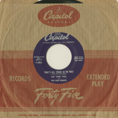 That's All There Is To That / My Dream Sonata (1956)