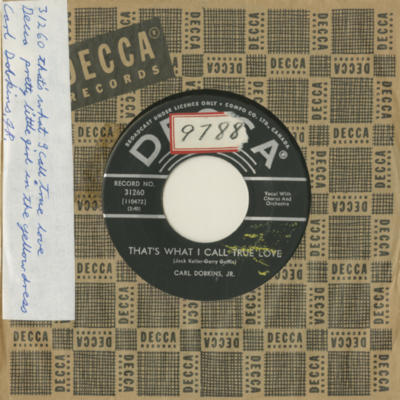 That's What I Call True Love / Pretty Little Girl In The Yellow Dress