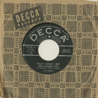 That's What I Get For Loving You / Too Much To Lose