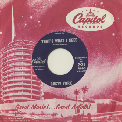 That's What I Need / Just Like You (1961)