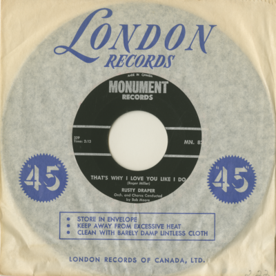 That's Why I Love You Like I Do / Night Life (1963)