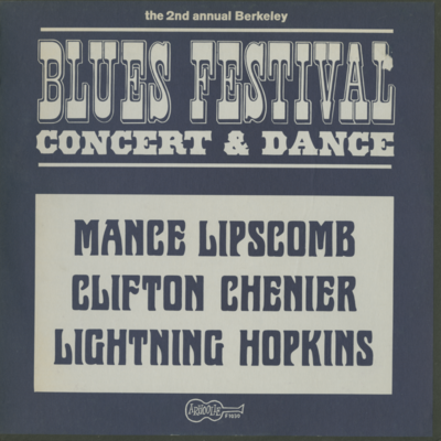 The 2nd Berkeley Blues Festival Concert & Dance