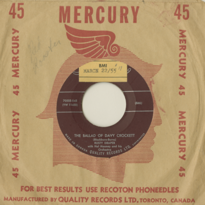 The Ballad Of Davy Crockett / I've Been Thinking