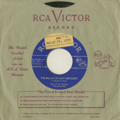 The Ballad Of Davy Crockett / The Graveyard Filler Of The West (1955)