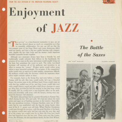 The Battle Of The Saxes (1957)