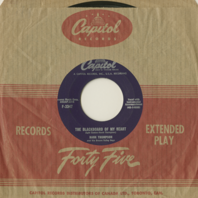 The Blackboard Of My Heart / I'm Not Mad Just Hurt (1956)