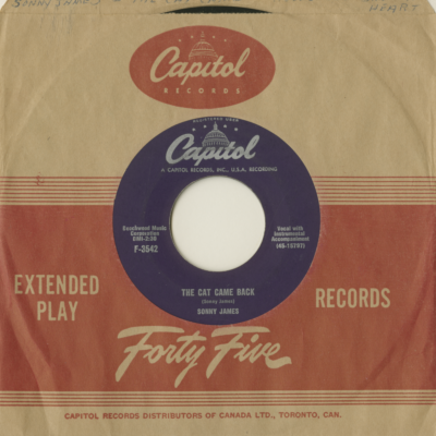 The Cat Came Back / Hello Old Broken Heart (1956)