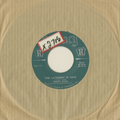 The Category Is Love / My Kingdom For A Kiss (1957)