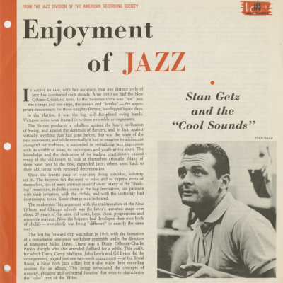 The Cool Jazz Of Stan Getz