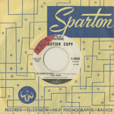 The Dance Is Over / Too Young To Know (1960)