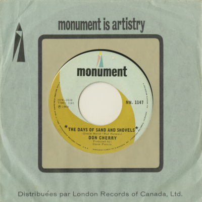 The Days Of Sand And Shovels / That Woman's Coming Home (1969)