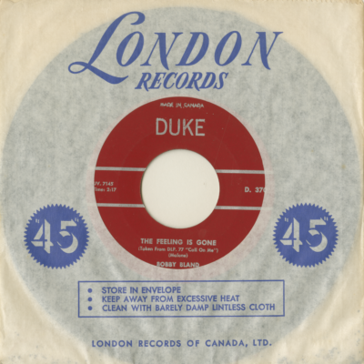 The Feeling Is Gone / I Can't Stop Singing