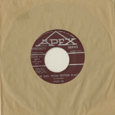 The Girl From Peyton Place / A Girl I Used To Know