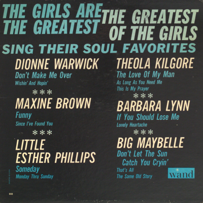 The Greatest Of The Girls Sing Their Soul Favorites (1964)