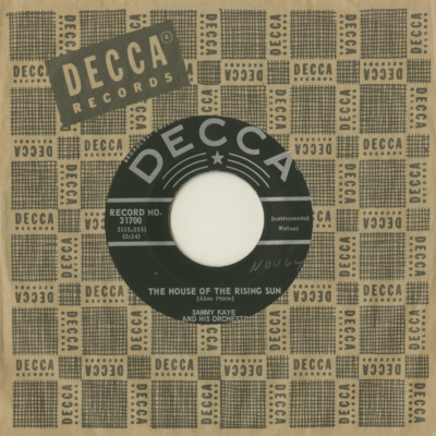 The House Of The Rising Sun / Theme From Golden Boy