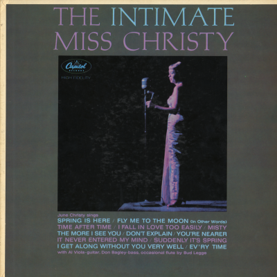 The Intimate June Christy