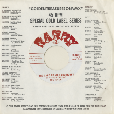 The Land Of Milk And Honey / True Lovers