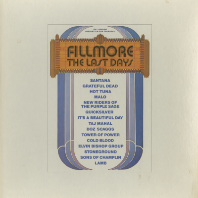 The Last Days Of The Fillmore (1972)