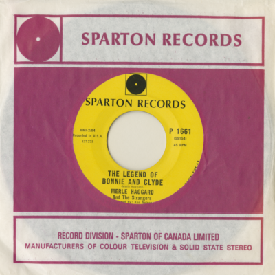 The Legend Of Bonnie & Clyde / I Started Loving You Again