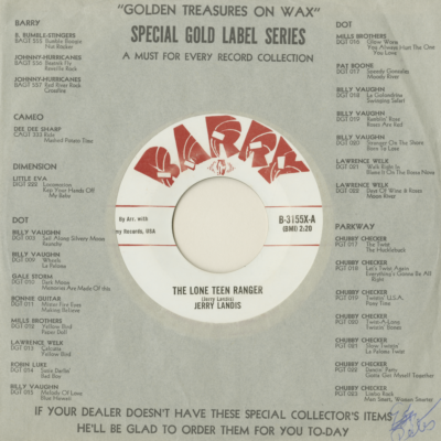 The Lone Teen Ranger / Lisa