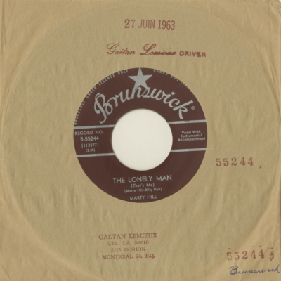 The Lonely Man / That's What You Always Do (1963)