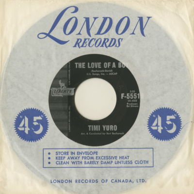 The Love Of A Boy / I Ain't Gonna Cry No More