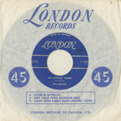 The Maigret Theme / Along The Boulevards (1963)