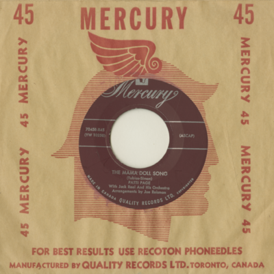 The Mama-Doll Song / I Can't Tell A Waltz From A Tango