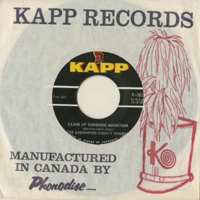 The New Frankie And Johnny Song / Climb Up Sunshine Mountain