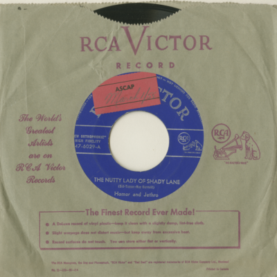 The Nutty Lady Of Shady Lane / Mister Sandman (1955)