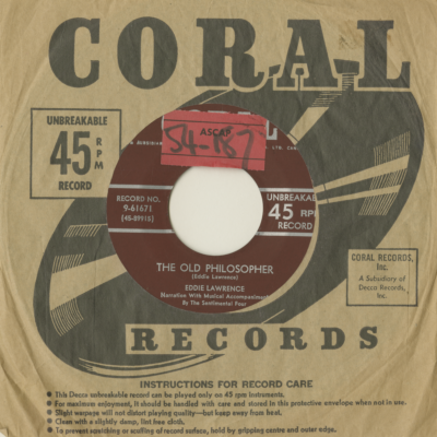 The Old Philosopher / King Arthur's Mines (1956)