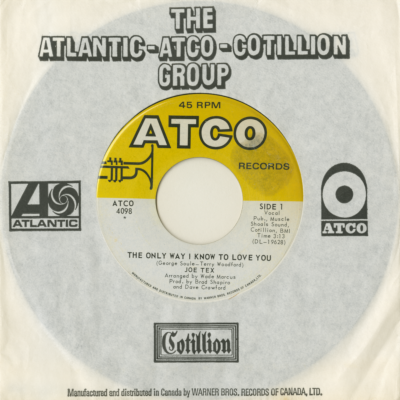 The Only Way I Know To Love You / I'll Never Fall In Love Again