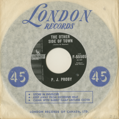 The Other Side Of Town / Watch Me Walk Away