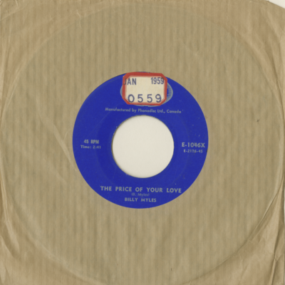 The Price Of Your Love / I'm Gonna Walk (1958)