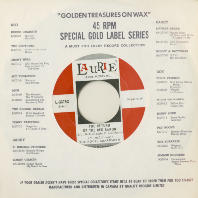 The Return Of The Red Baron / Sweetmeats Slide (1967)