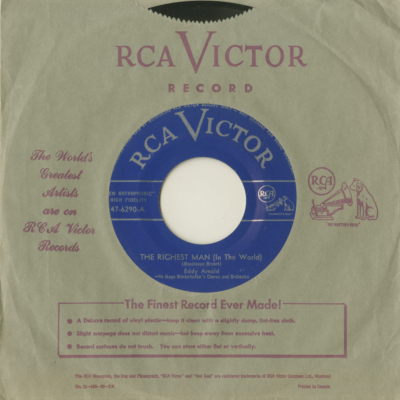 The Richest Man In The World / I Walked Alone Last Night (1955)