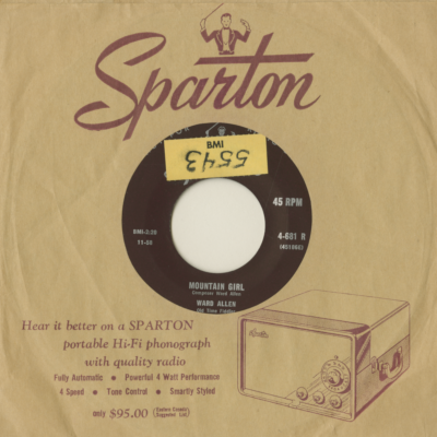 Mountain Girl / The Road To Boston (1958)