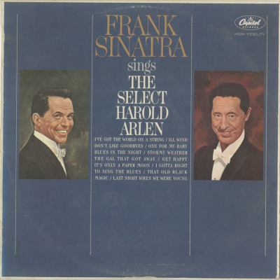 Frank Sinatra Sings The Select Harold Arlen