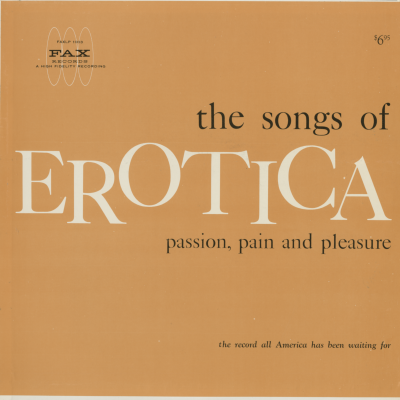 The Songs Of Erotica (1961)