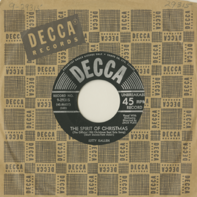 The Spirit Of Christmas / Baby Brother